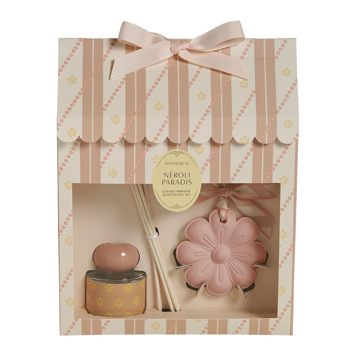 Conjunto de difusores de fragrâncias para casa 40 ml e decoração Bain de Soleil - Néroli Paradis