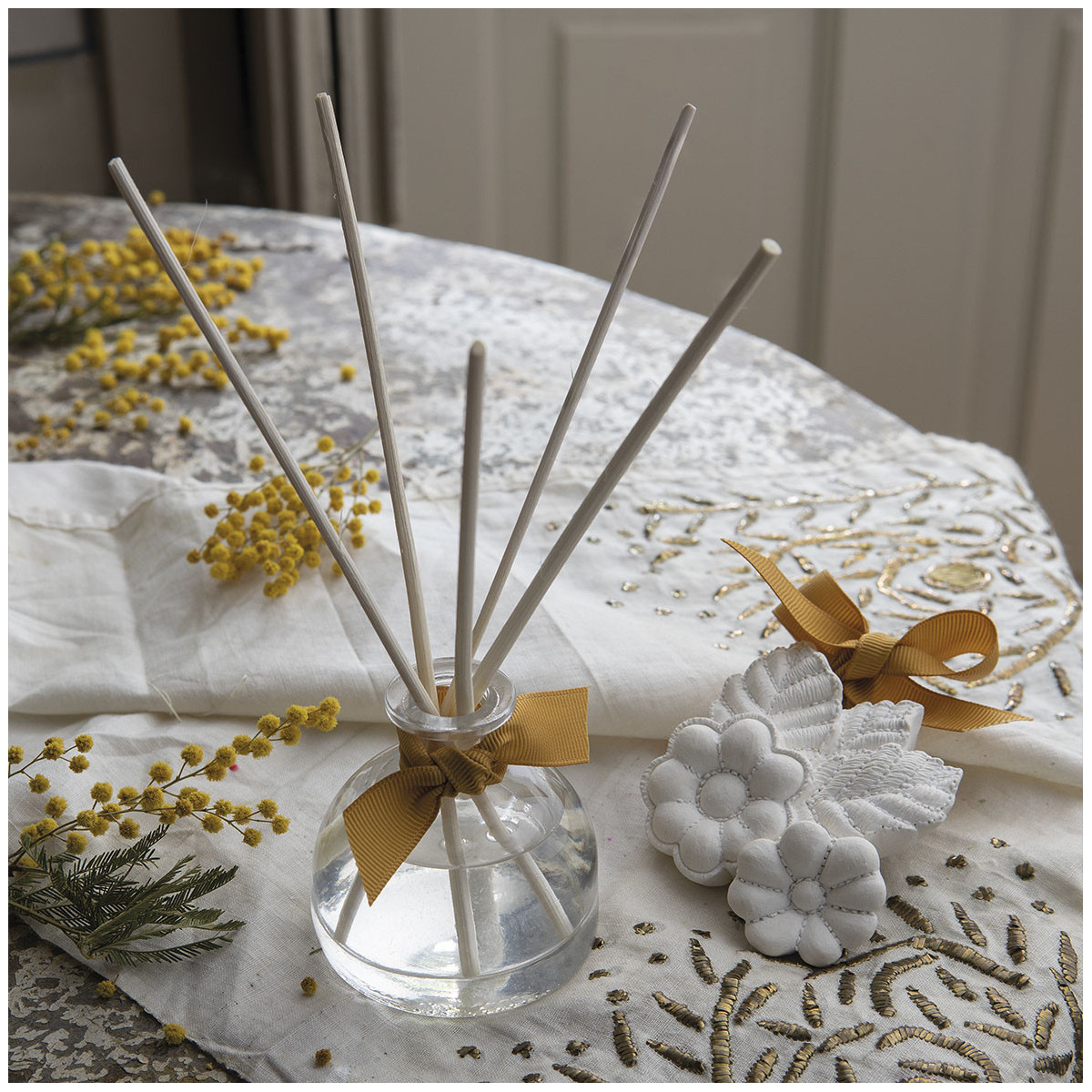 Conjunto de presente Soleil de Provence com difusor de fragrância e decoração perfumada - Mimosa Joli - Image 6