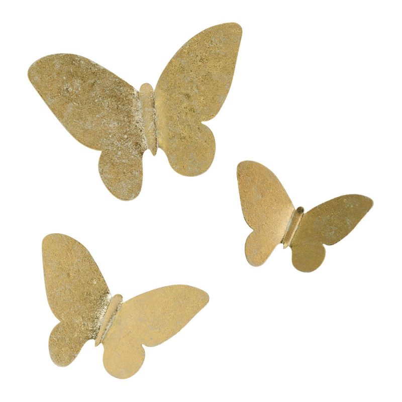 Conjunto de 3 borboletas